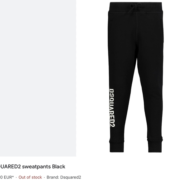 Dsquared2 red sweatpants xl - Picture 5 of 5